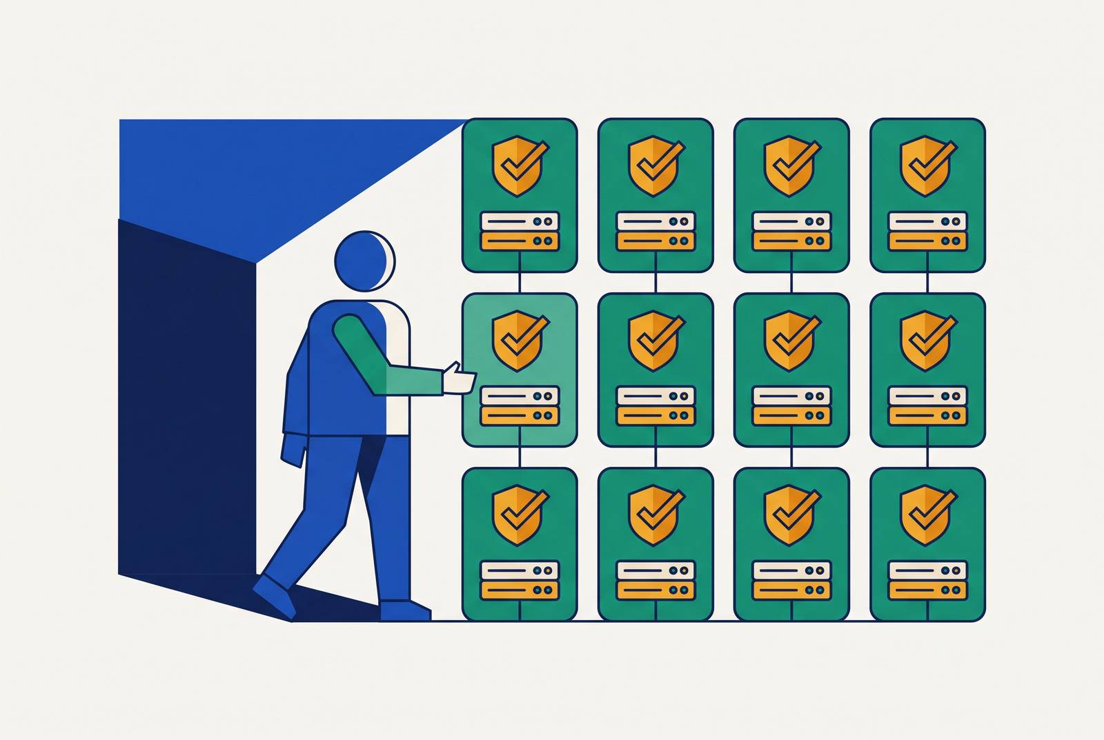 Cover illustration for “IT-Approved MCP Server Catalogs That Keep Developers Out of the Shadows”