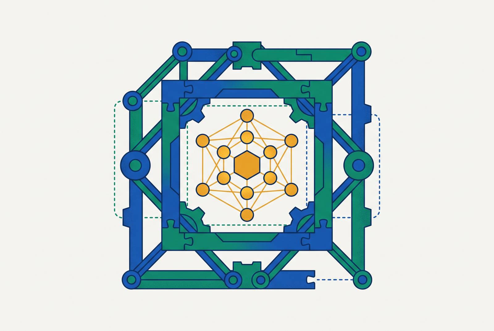 Cover illustration for “AI Governance Frameworks”