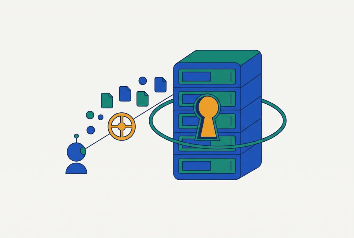 Cover illustration for “GDPR Compliance for AI Agents Accessing Data Through MCP Servers”