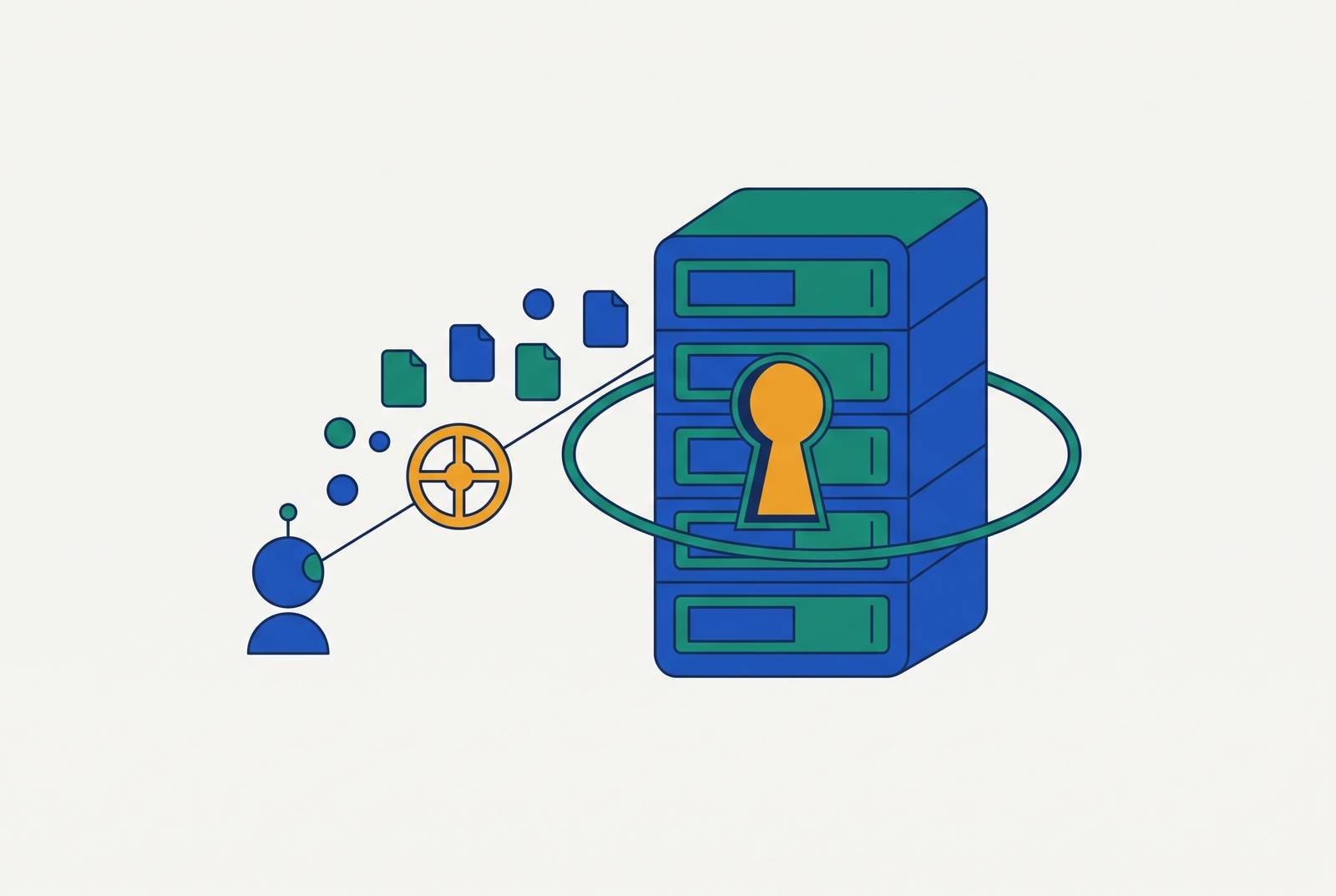 Cover illustration for “GDPR Compliance for AI Agents Accessing Data Through MCP Servers”