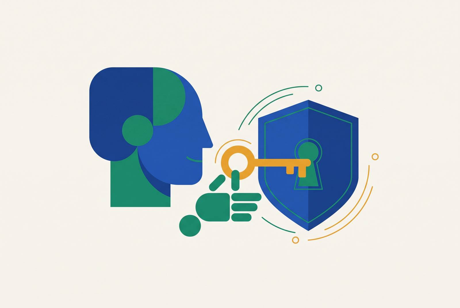 Cover illustration for “Psychological Acceptability in AI Agent Policy Design”