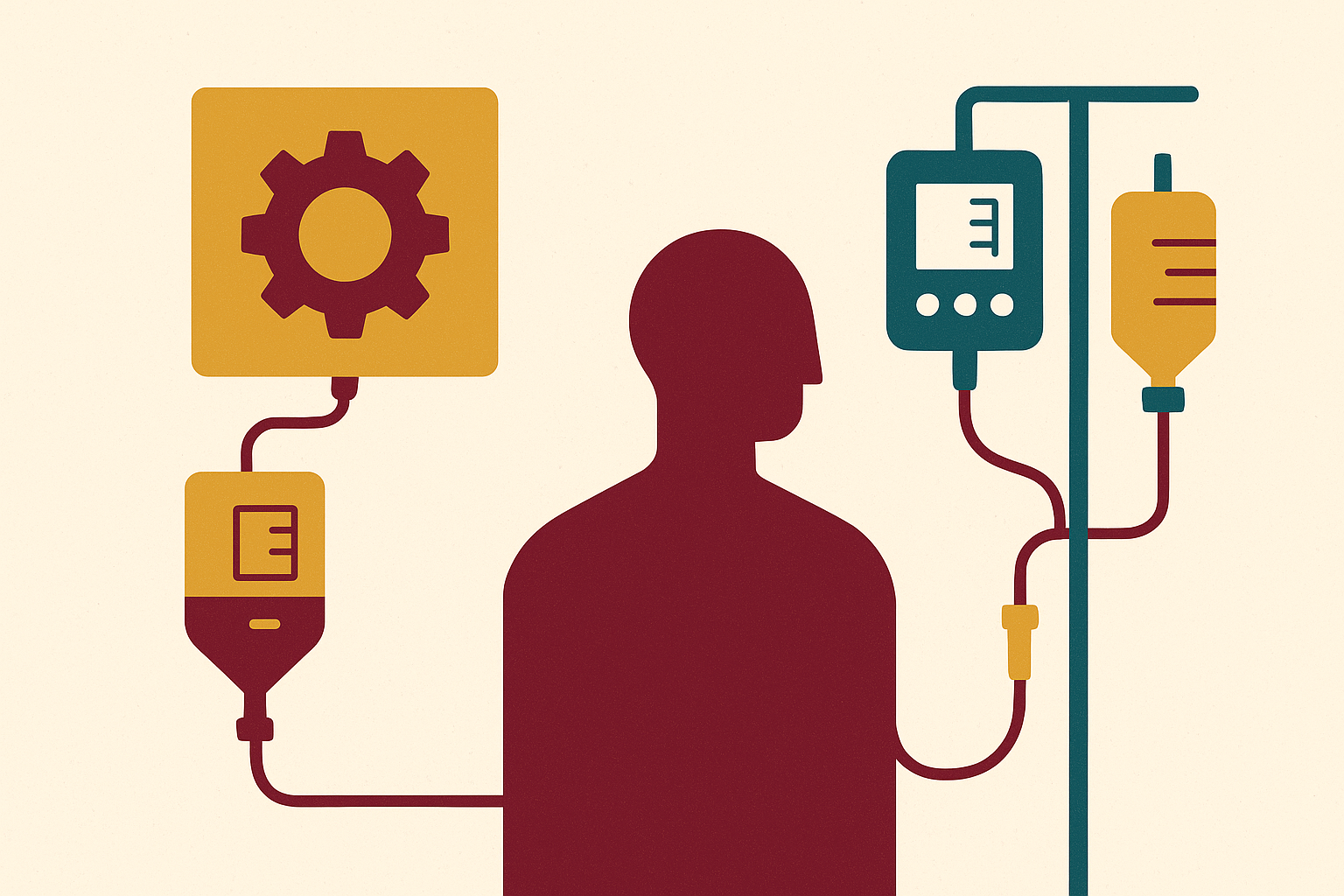 Cover illustration for “Centralized vs Site-Level RCM Functions in an Infusion MSO”
