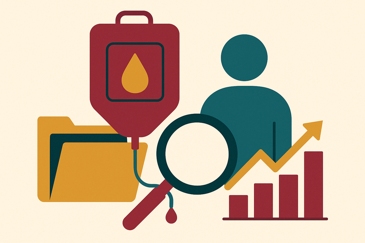Cover illustration for “Due Diligence on Infusion RCM Operations in PE Acquisitions”