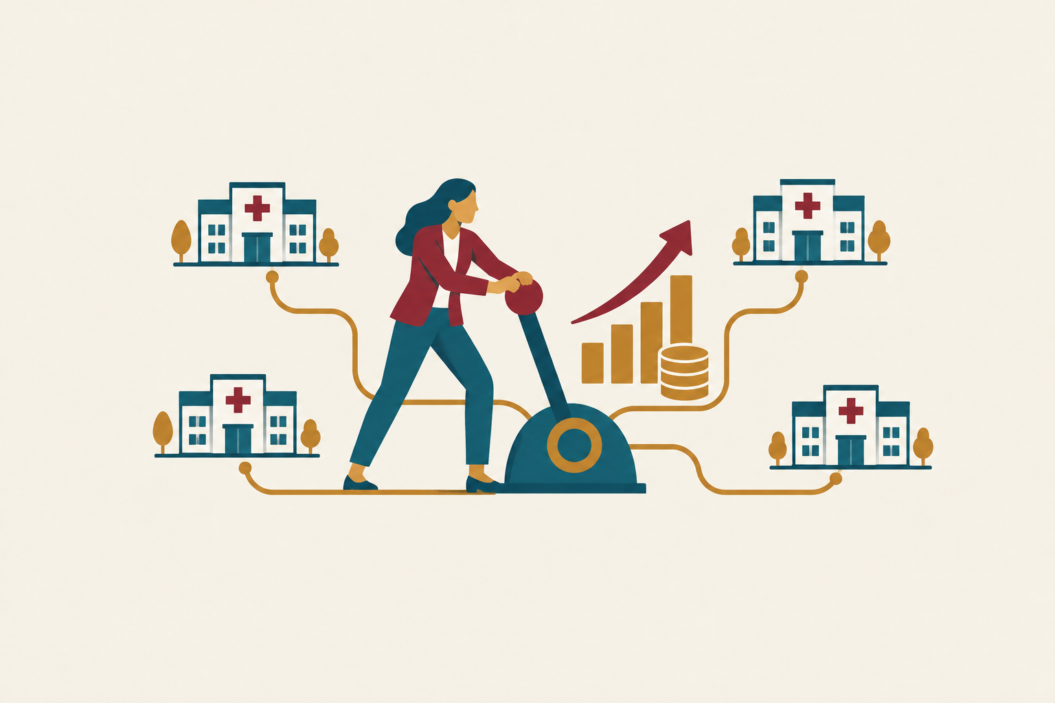 Cover illustration for “Structural Levers That Drive Infusion Reimbursement Improvement Across a Multi-Site Platform”