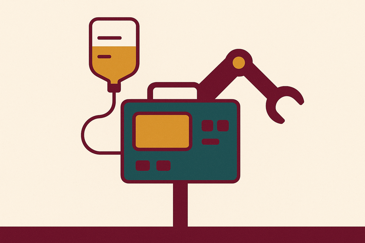 Cover illustration for “Why Automation-Only RCM Fails Infusion Platforms at Scale”