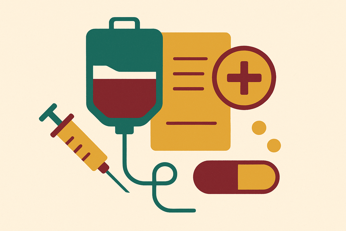 Cover illustration for “ASP Plus Methodology for Infusion Biologic Reimbursement”
