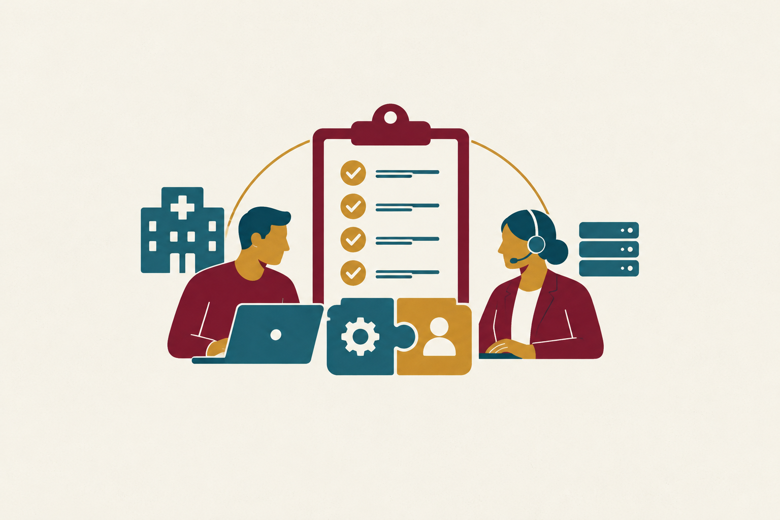 Cover illustration for “Vendor Selection Criteria for Infusion RCM That Integrates Purpose-Built Software With Dedicated Billing Operators”