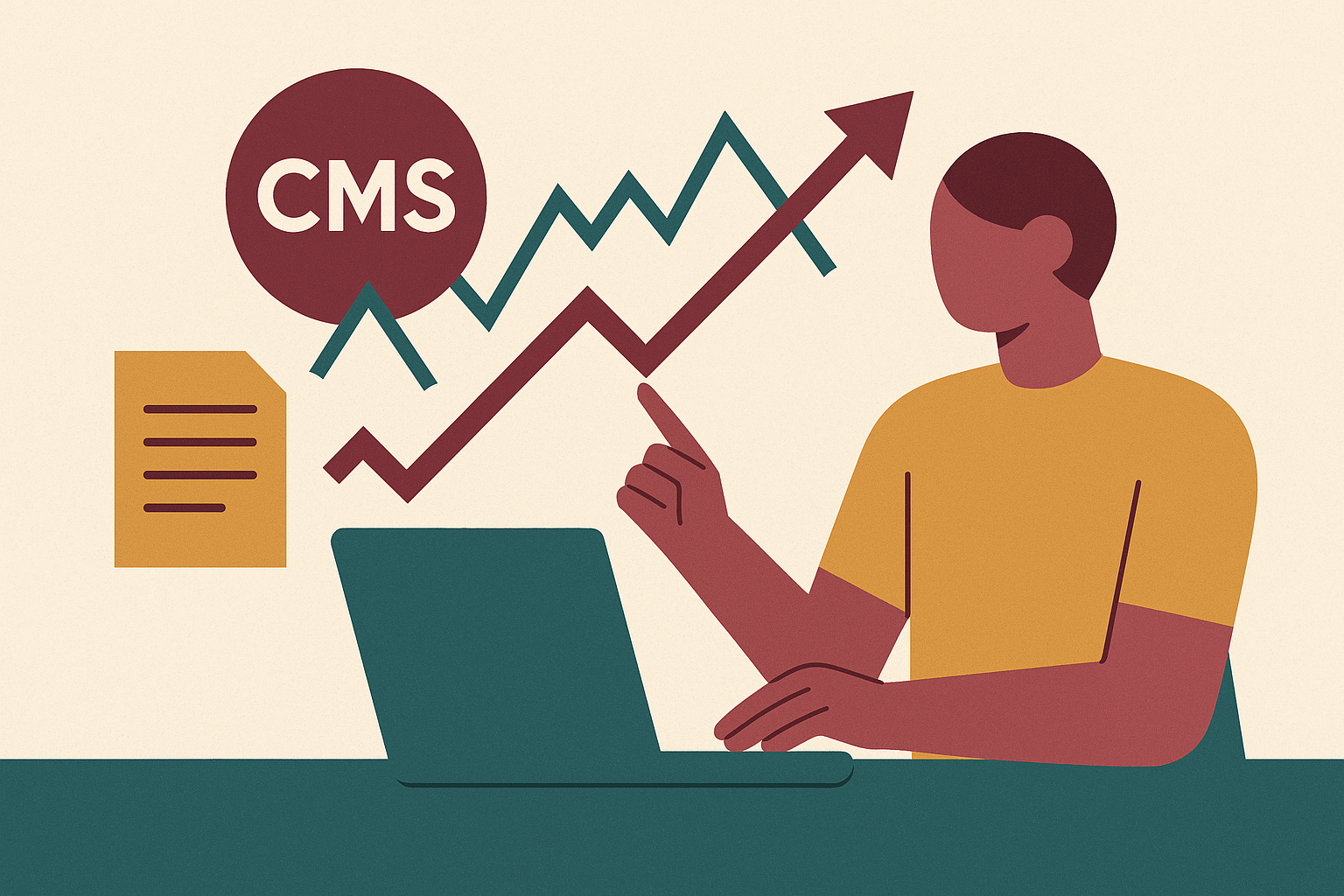 Cover illustration for “CMS Quarterly ASP Updates and Margin Volatility”