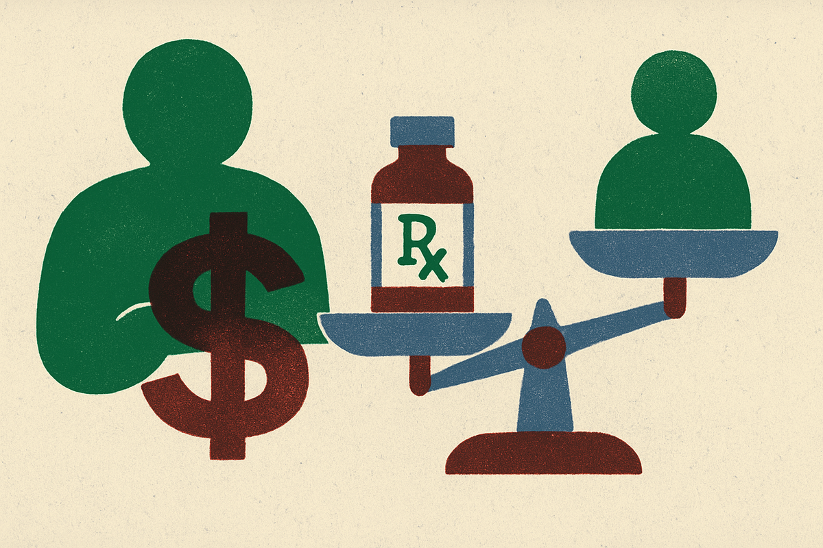 Cover illustration for “Buy-and-Bill vs Pharmacy Benefit Manager Coverage”