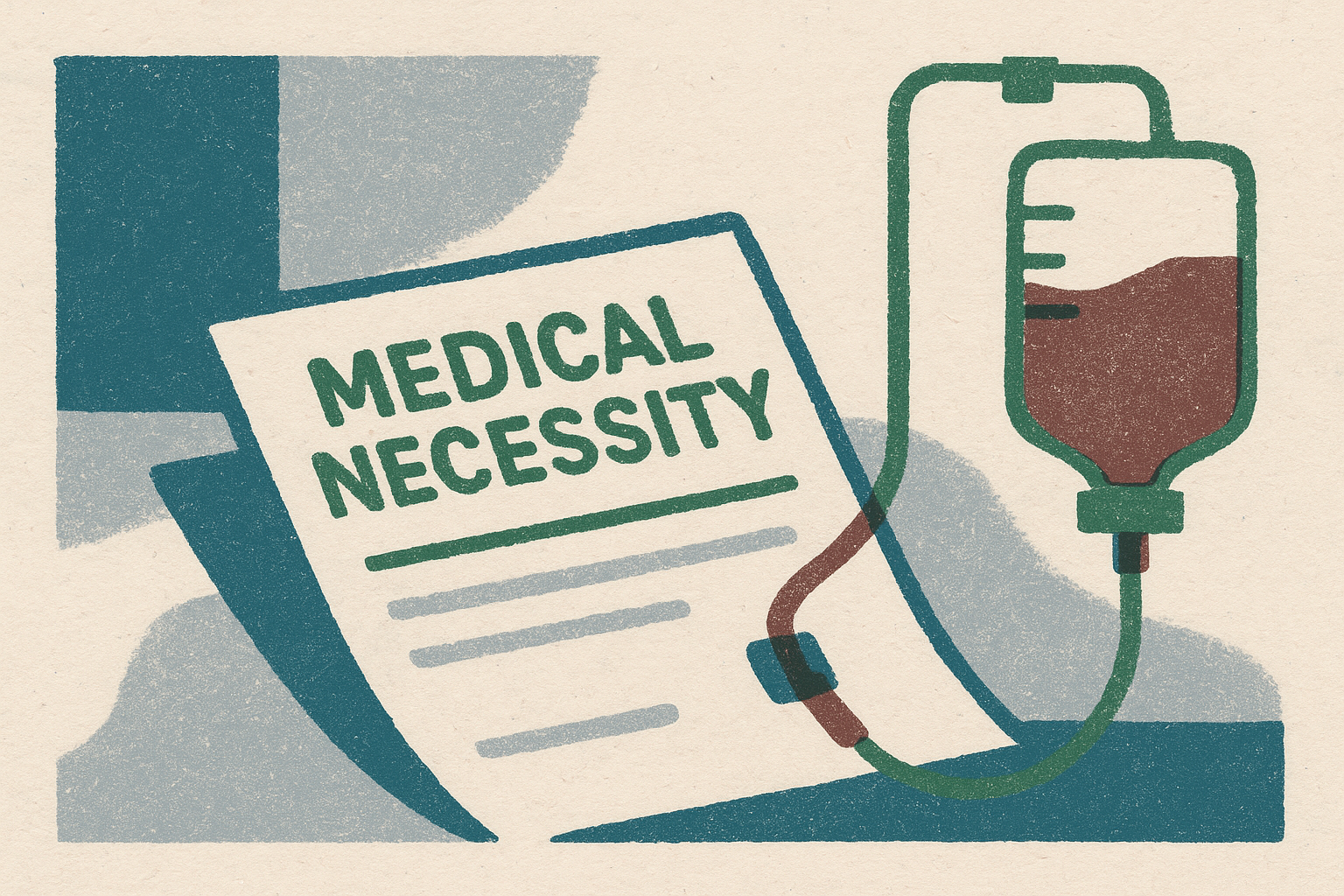 Cover illustration for “Medical Necessity Documentation for Infusion Claim Denials”