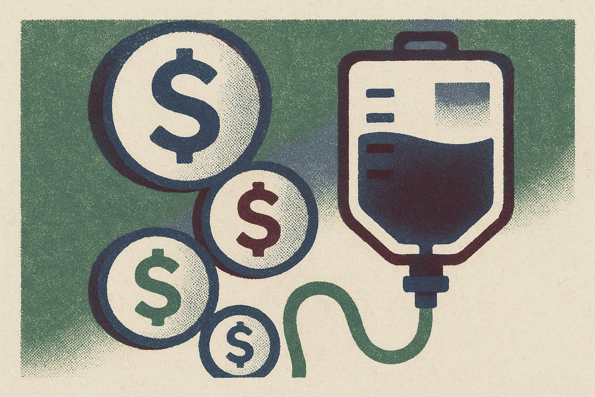 Cover illustration for “Coinsurance Liability for High-Cost Biologic Infusions”