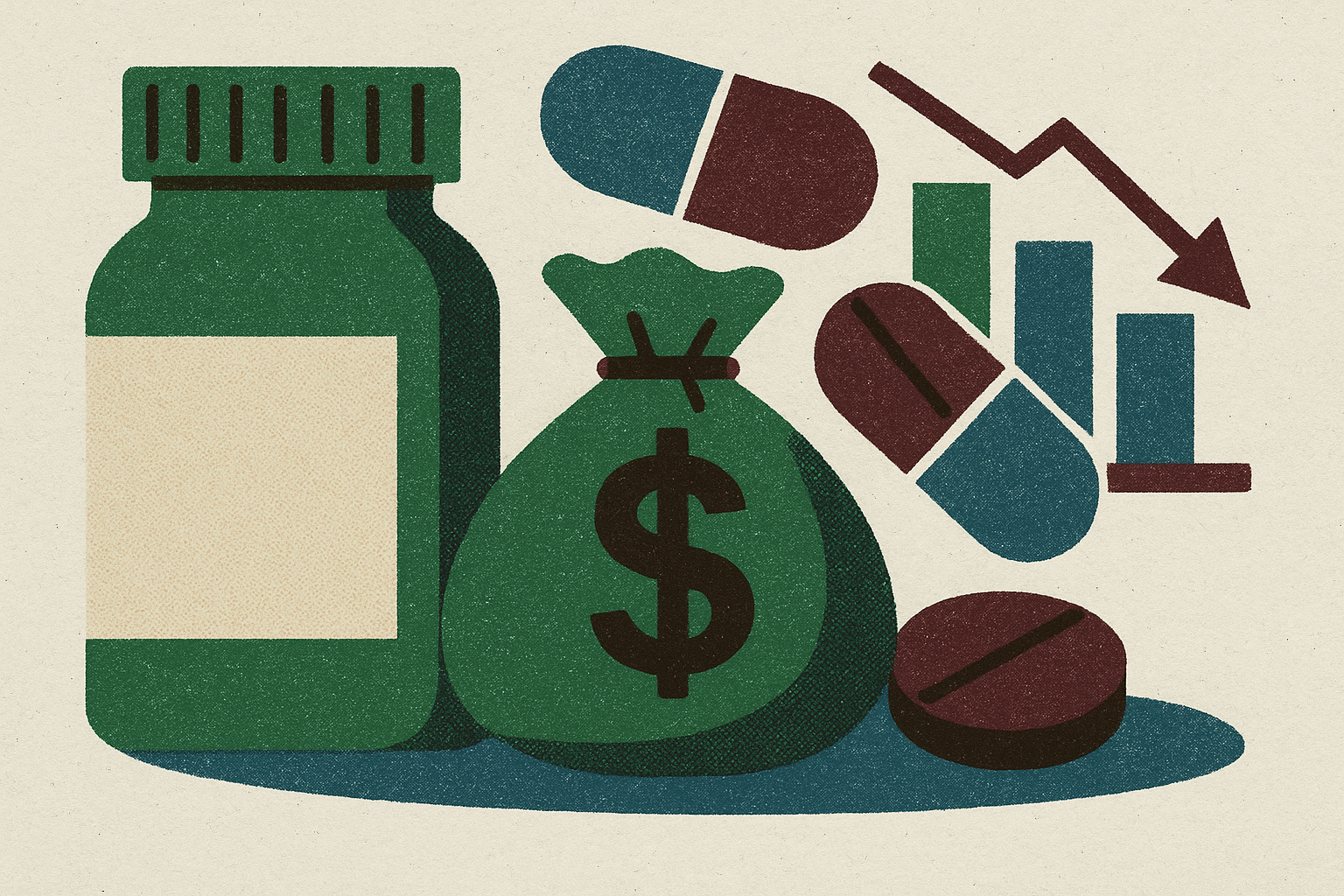 Cover illustration for “Buy-and-Bill Pharma Contracting and Margin Risks”