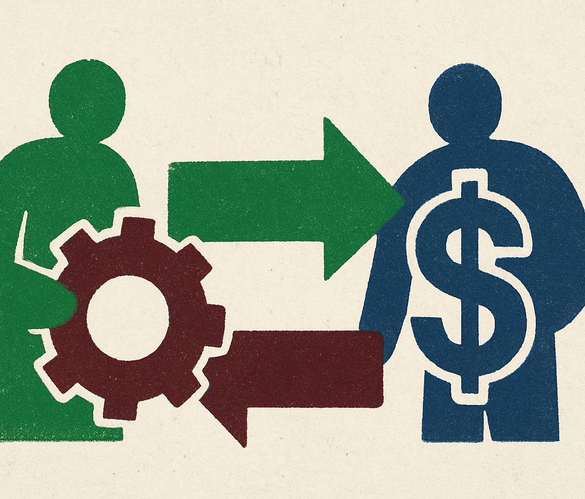 Cover illustration for “Outsourcing vs In-House Revenue Cycle Operations”