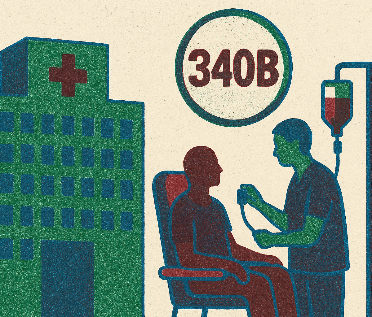 Cover illustration for “340B Program Eligibility and Infusion Provider Participation”