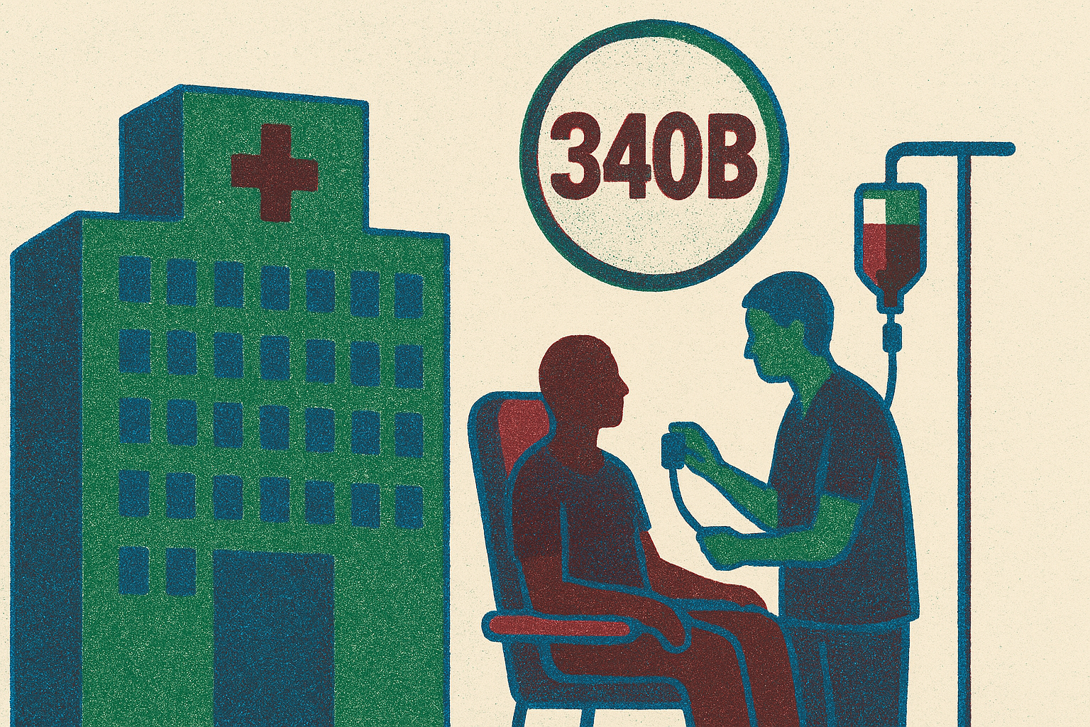 Cover illustration for “340B Program Eligibility and Infusion Provider Participation”