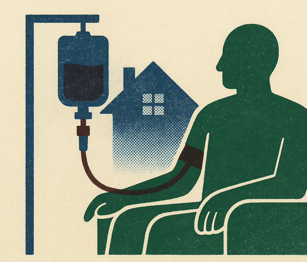 Cover illustration for “Medicare Coverage Guidelines for Home Infusion Therapy”