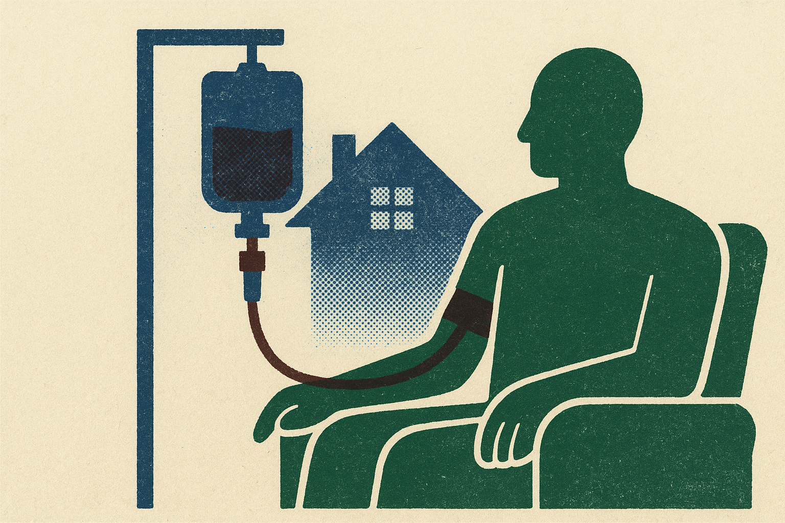 Cover illustration for “Medicare Coverage Guidelines for Home Infusion Therapy”