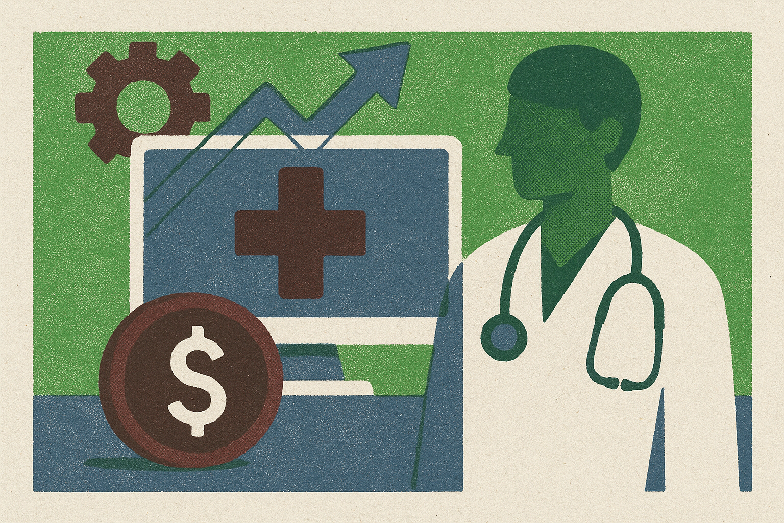 Cover illustration for “RCM Technology Trends Reshaping Healthcare Finance”