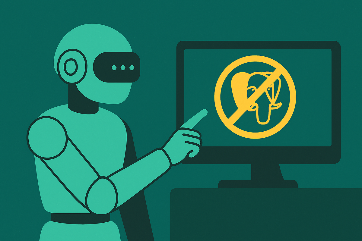 Cover illustration for “Why AI Agents Must Never Query Production Postgres”
