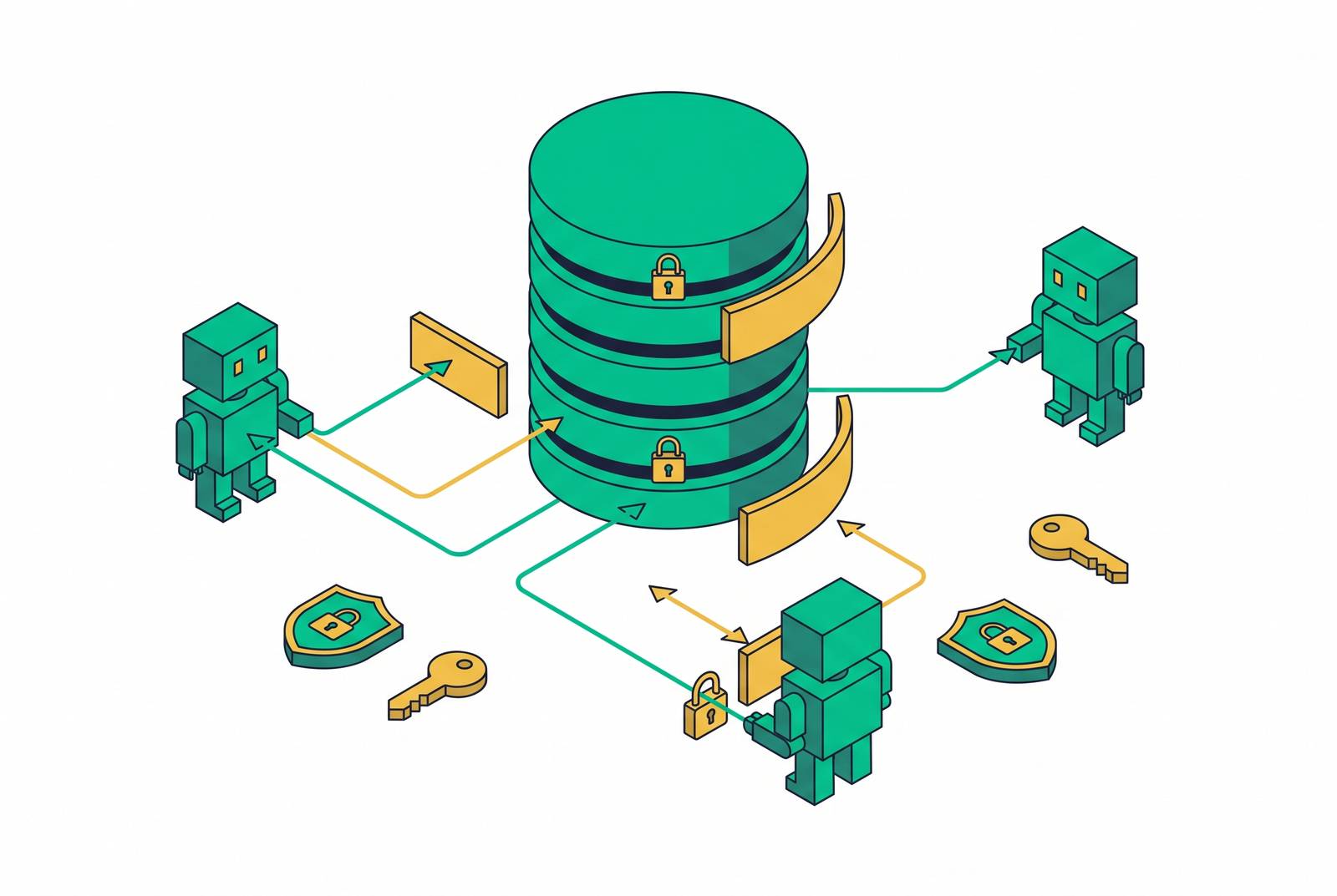Cover illustration for “Row-Level Security Limitations for AI Agent Workloads in Supabase”