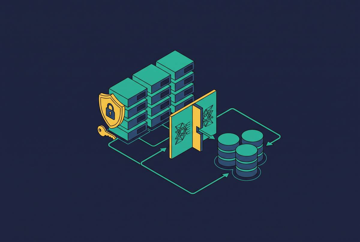 Cover illustration for “MCP Server Security for Production Data Environments”
