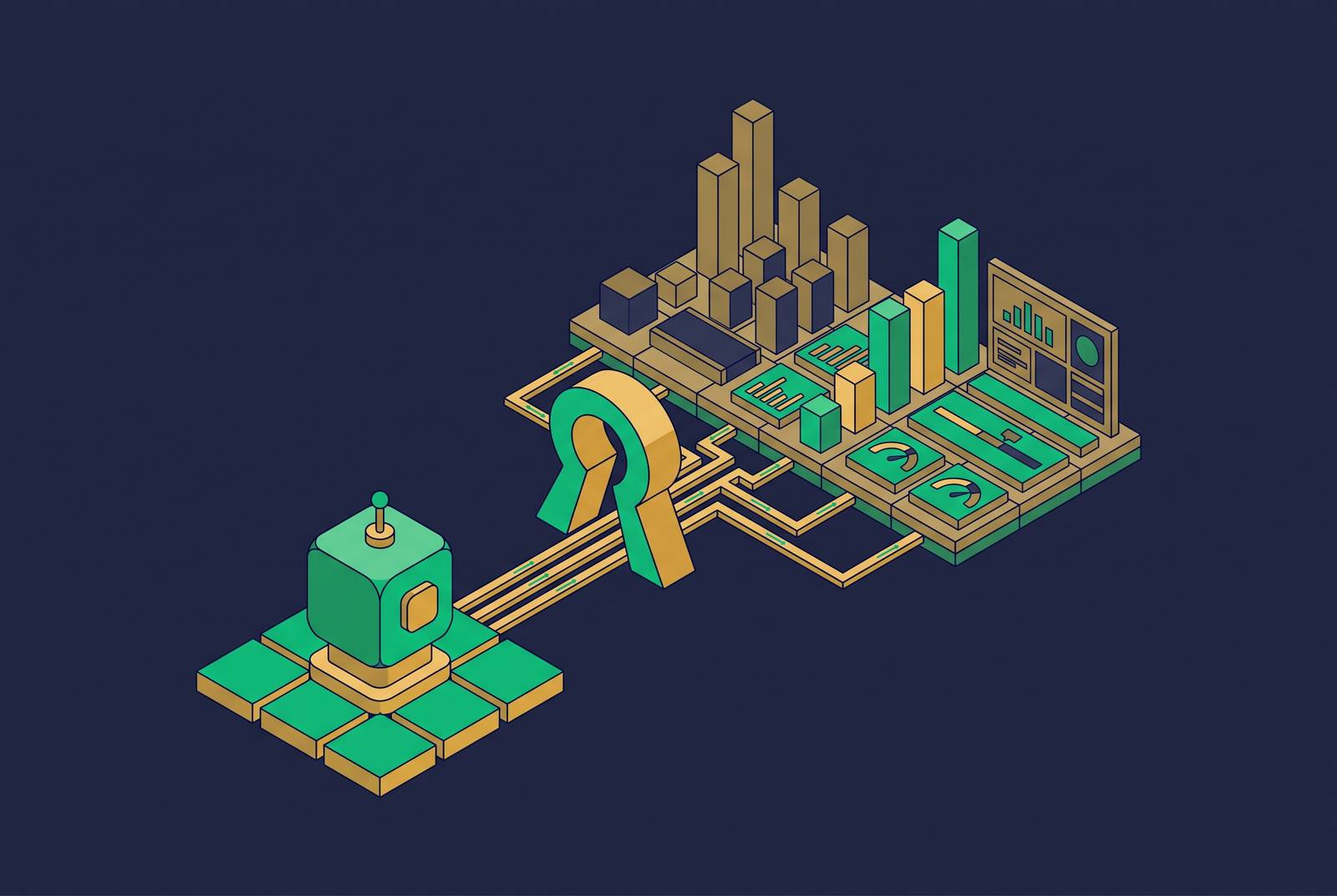 Cover illustration for “Scoping Agent Permissions to Pre-Modeled Metrics”
