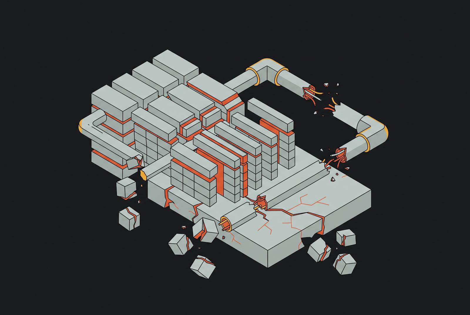 Cover illustration for “Schema Drift and the Fragility of Pipeline-Dependent Analytics”