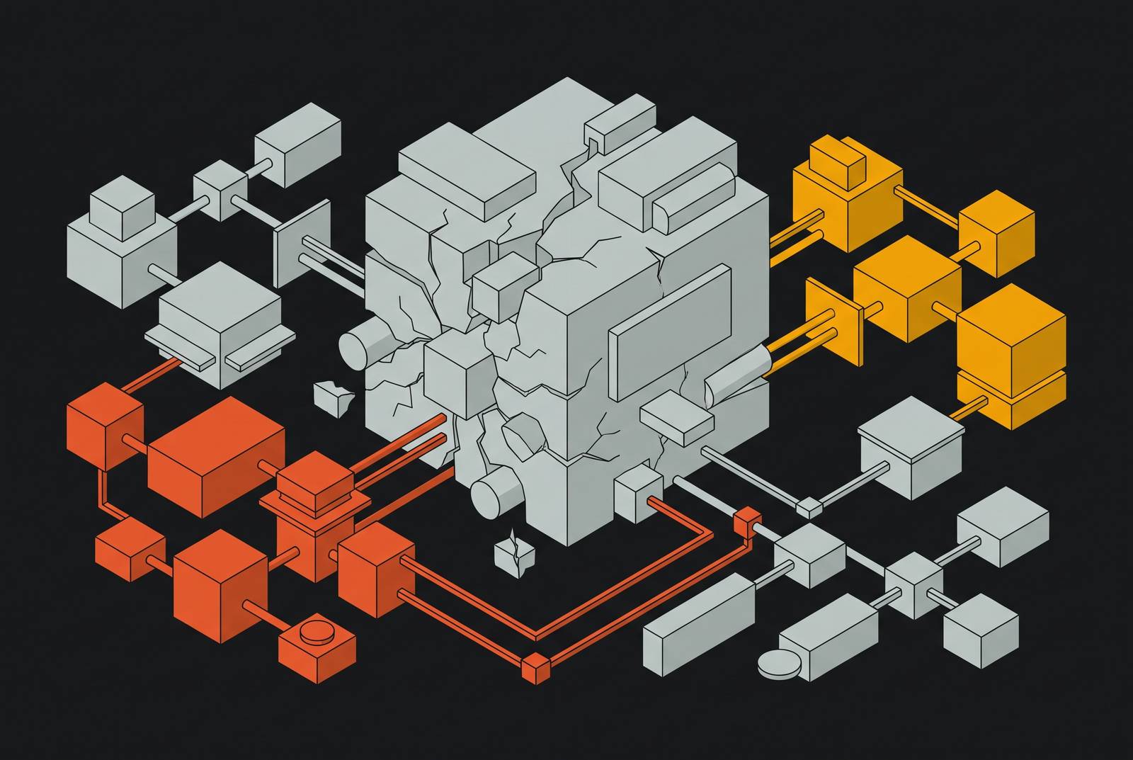 Cover illustration for “Headless Analytics and the End of the Monolithic BI Tool”