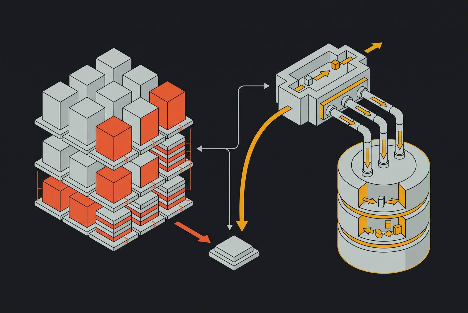 Cover illustration for “Pre-Calculated Metrics vs On-Demand Query Architectures”