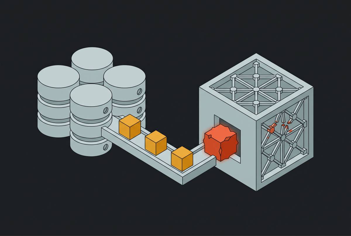 Cover illustration for “Prompt Injection via Untrusted Database Results”
