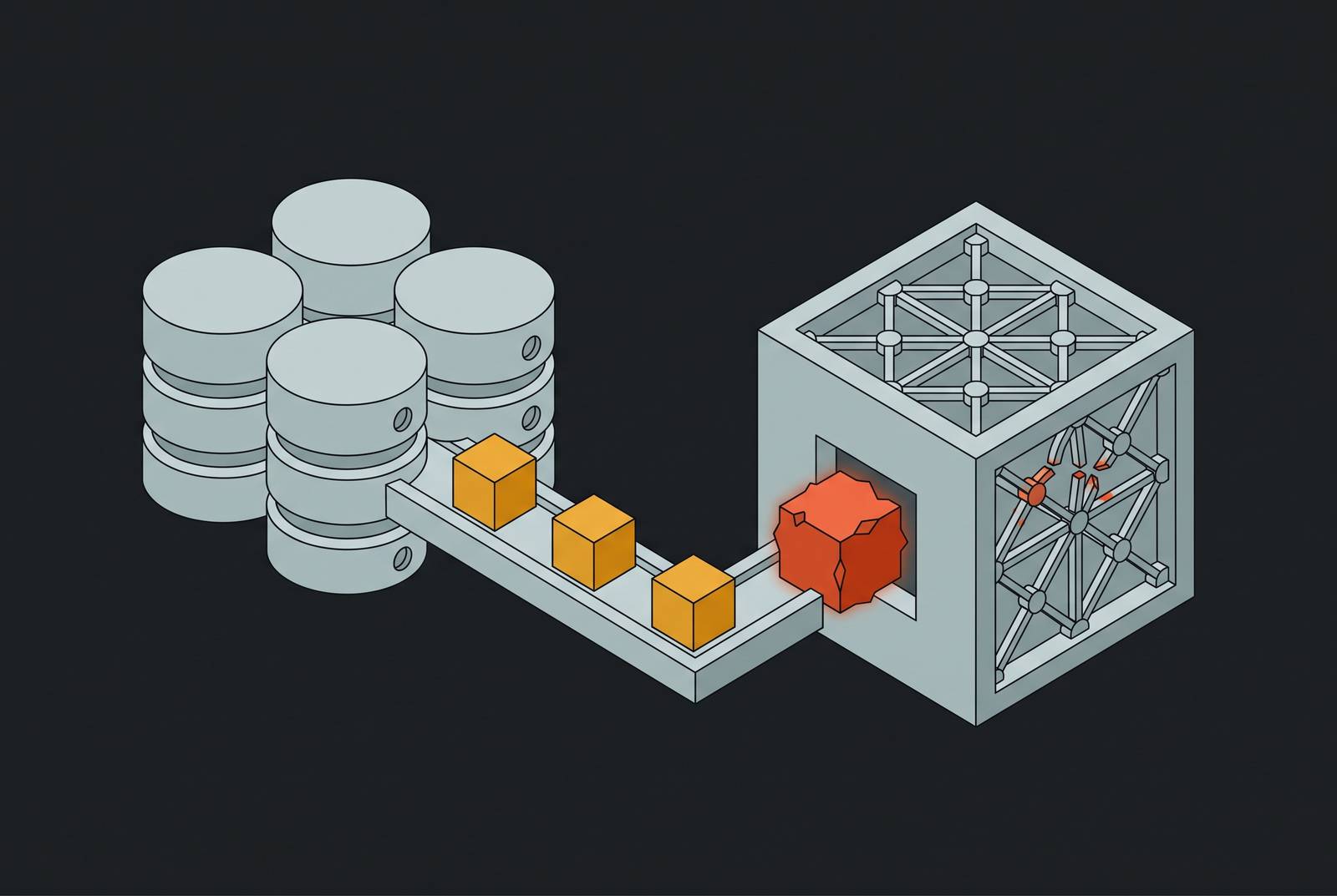 Cover illustration for “Prompt Injection via Untrusted Database Results”