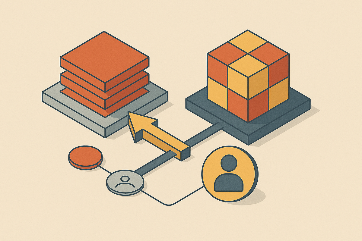 Cover illustration for “Semantic Layers vs Governed Datasets for Agent Context”