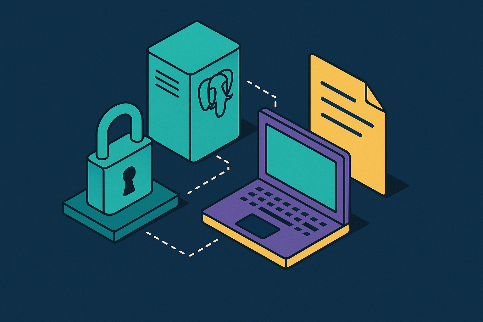 Cover illustration for “Safe Agent-to-Data Access Patterns for Postgres”