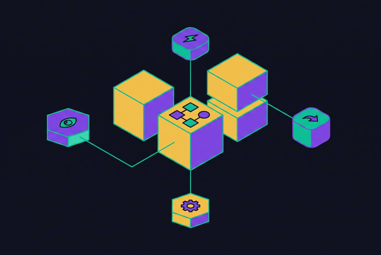 Cover illustration for “Pre-Calculated Metrics as the Unit of Agentic Analytics”