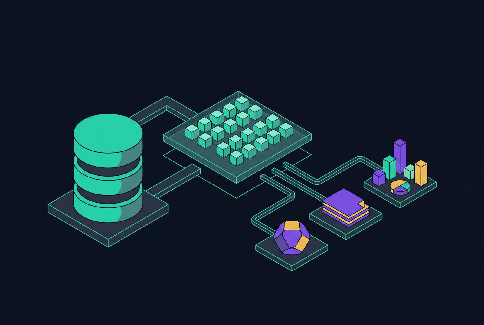 Cover illustration for “Why Postgres-Native Teams Reach for a Headless Analytics Layer Before a BI Tool”