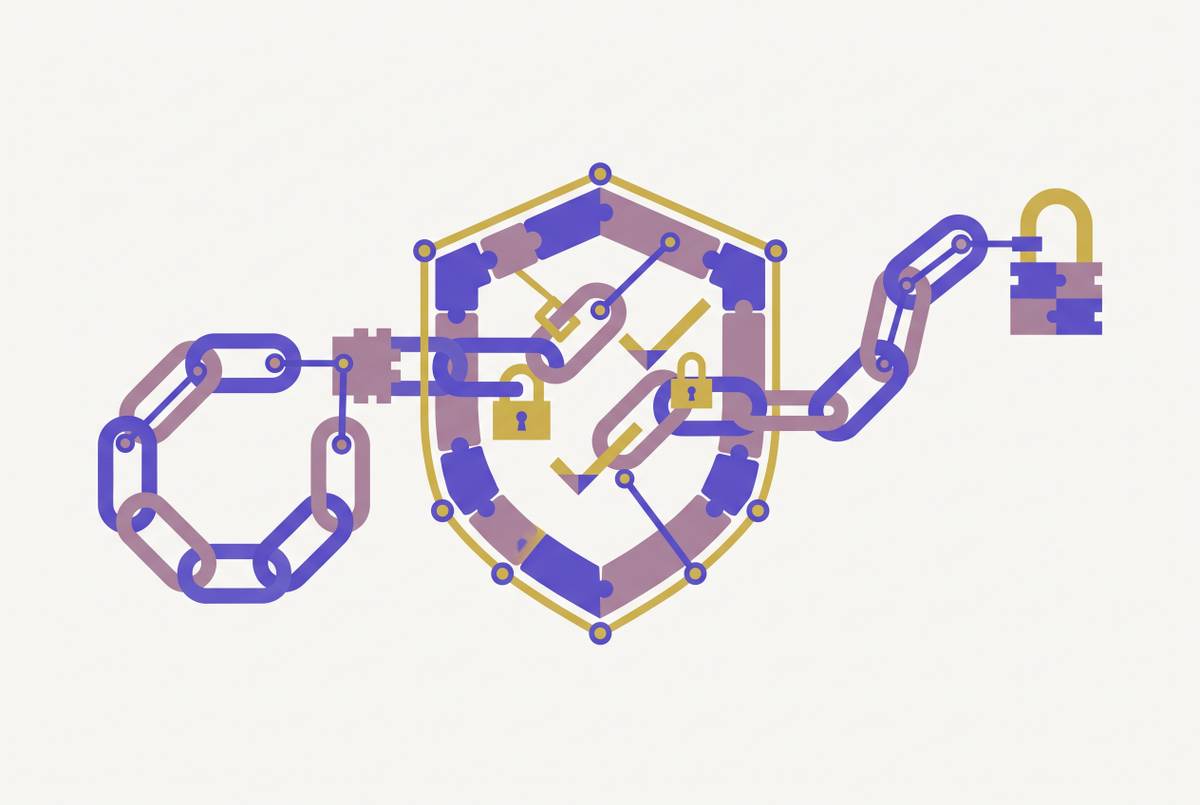 Cover illustration for “CIS Software Supply Chain Security Guide Alignment”