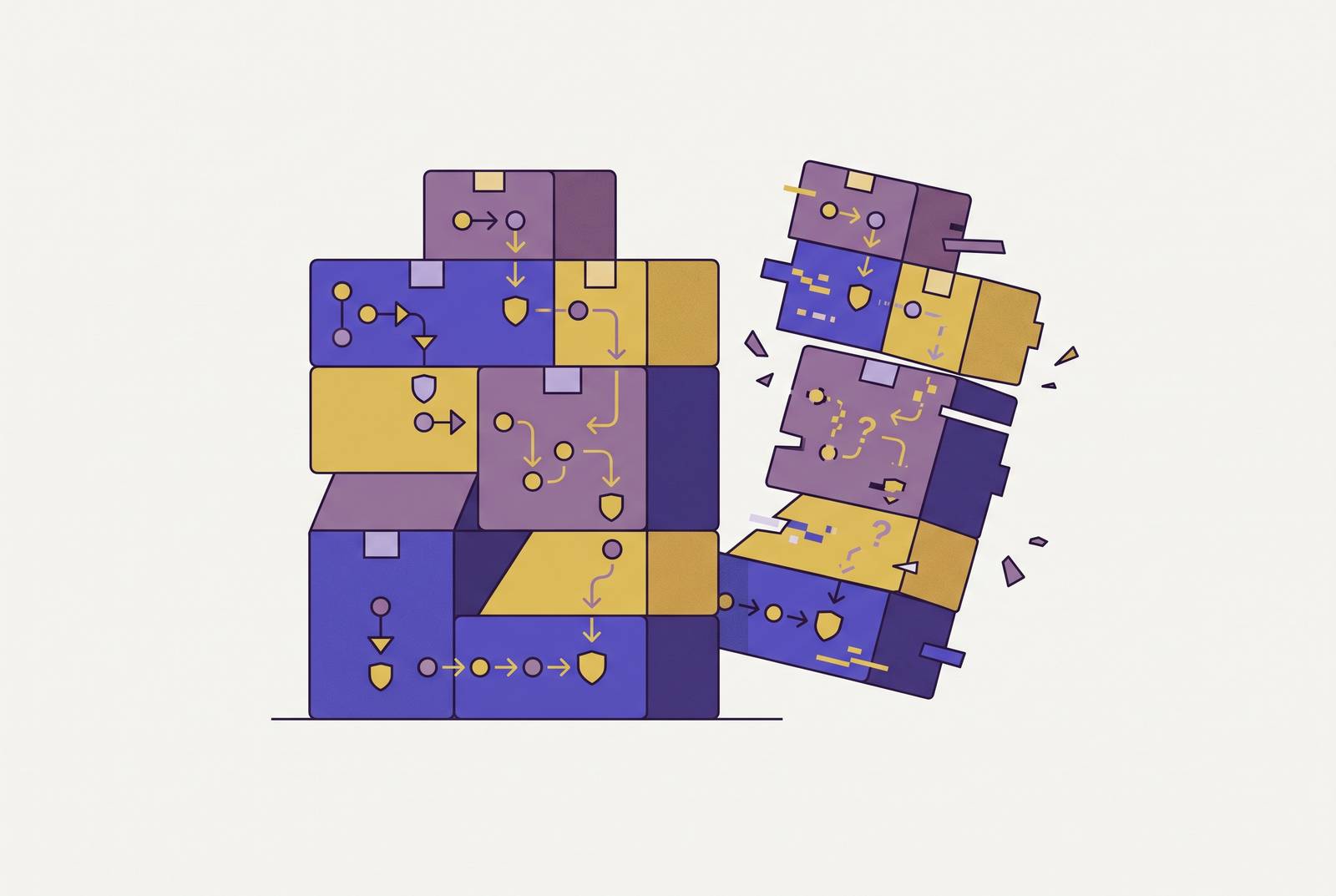 Cover illustration for “Build Environment Provenance and Environment Drift Risk”