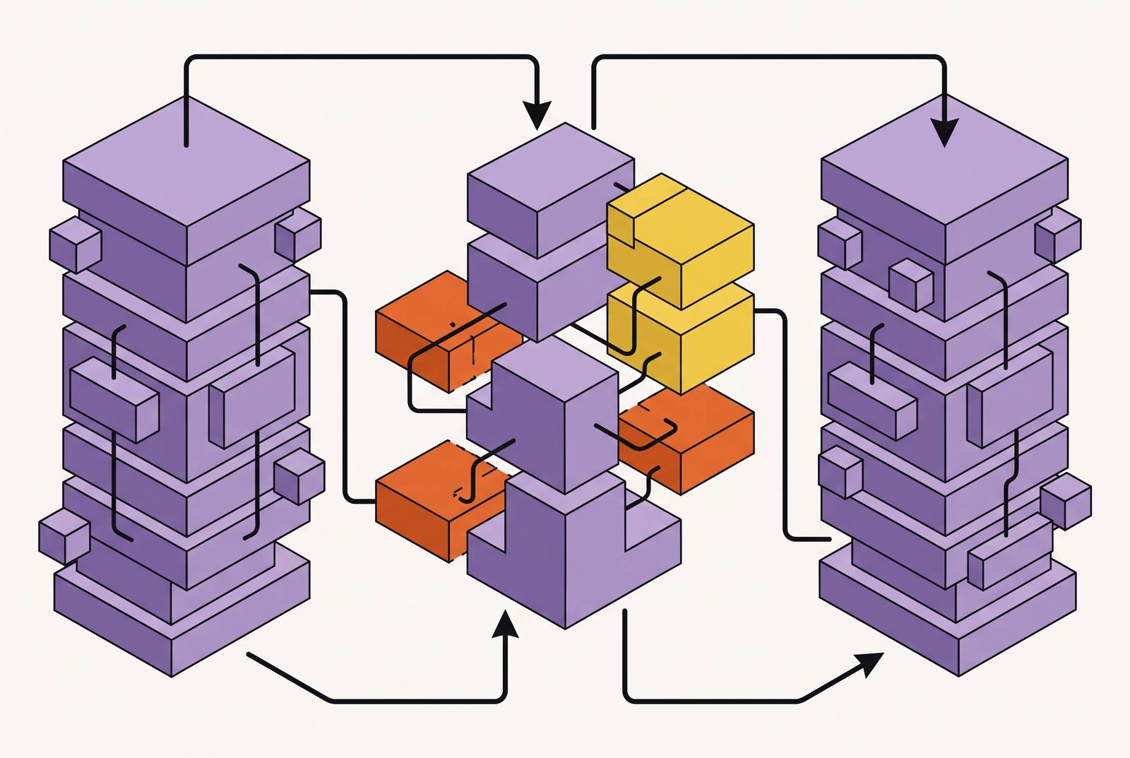 Cover illustration for “SBOM Diff Workflows Between Nix Environment Versions”