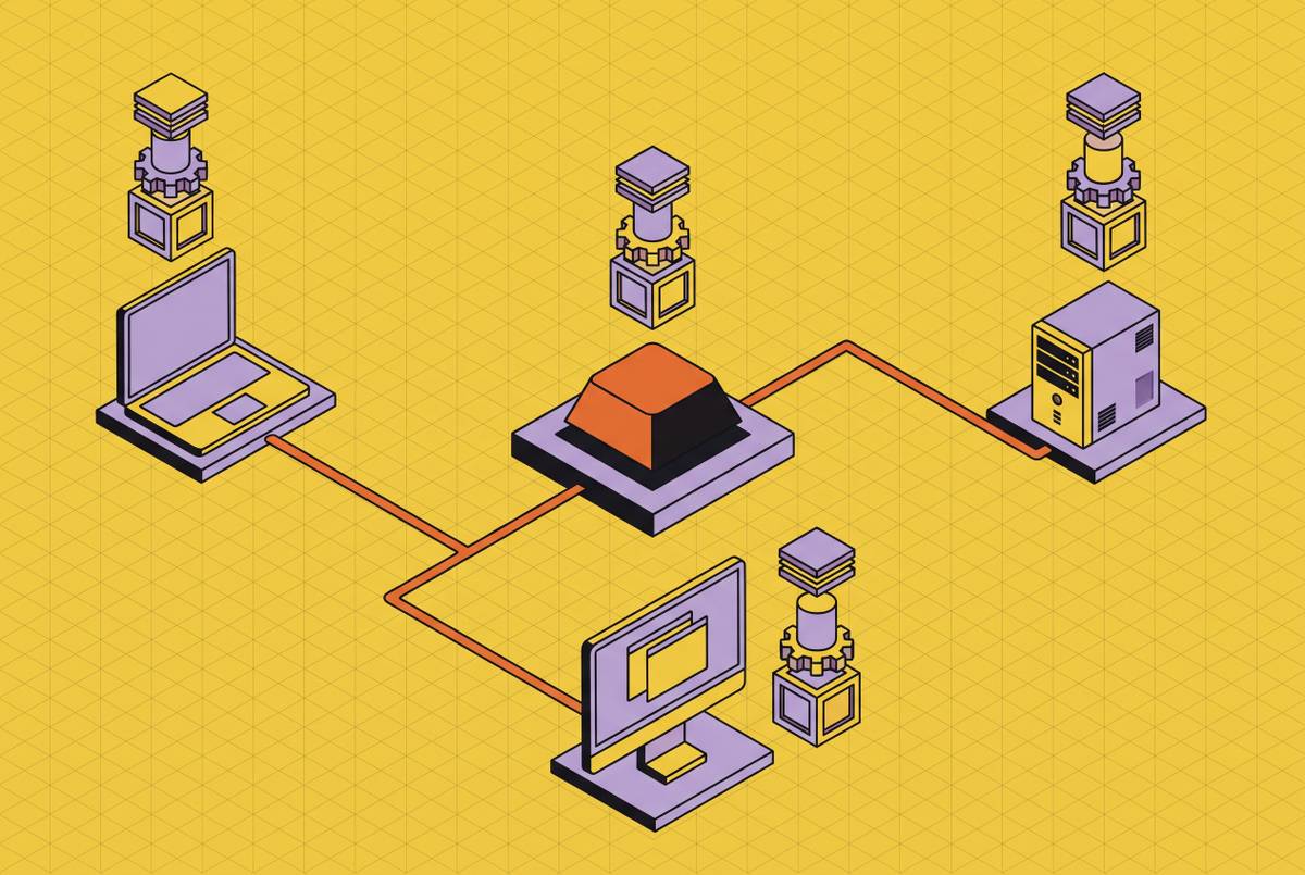 Cover illustration for “One Nix Command That Activates a Full Dev Environment on macOS Linux and WSL2”