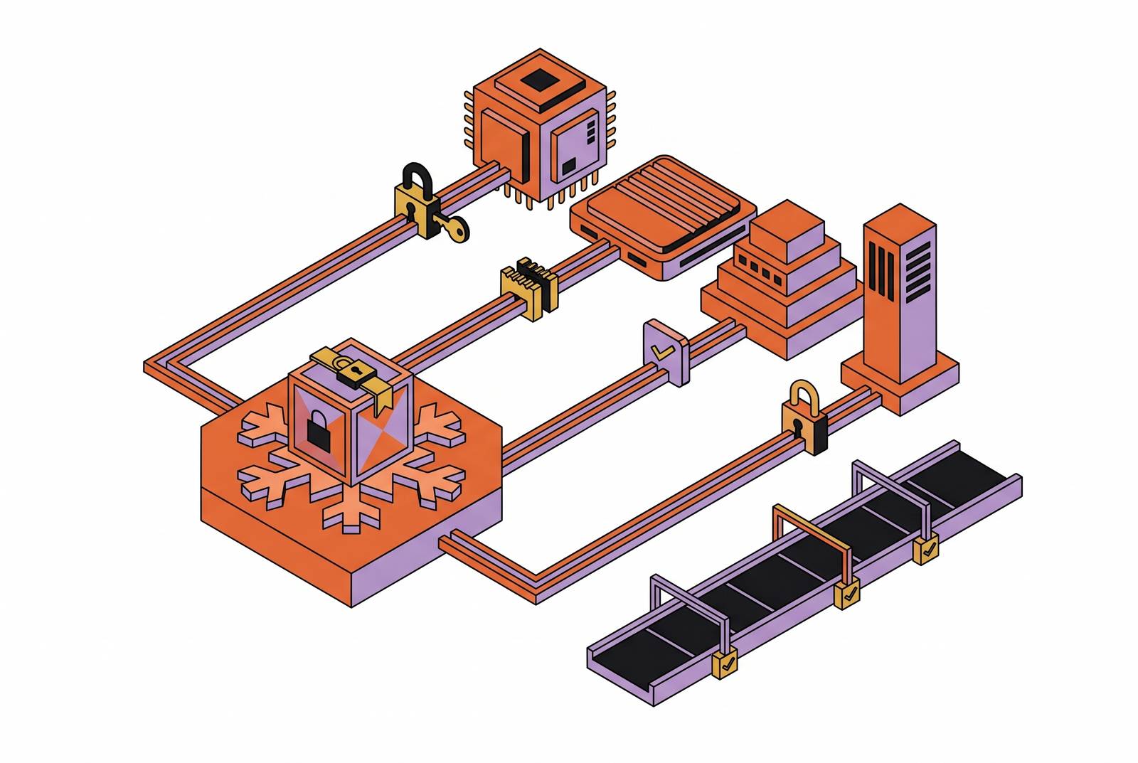 Cover illustration for “Encoding Multi-Architecture Toolchain Contracts in Nix Flake Outputs Before CI Runs”