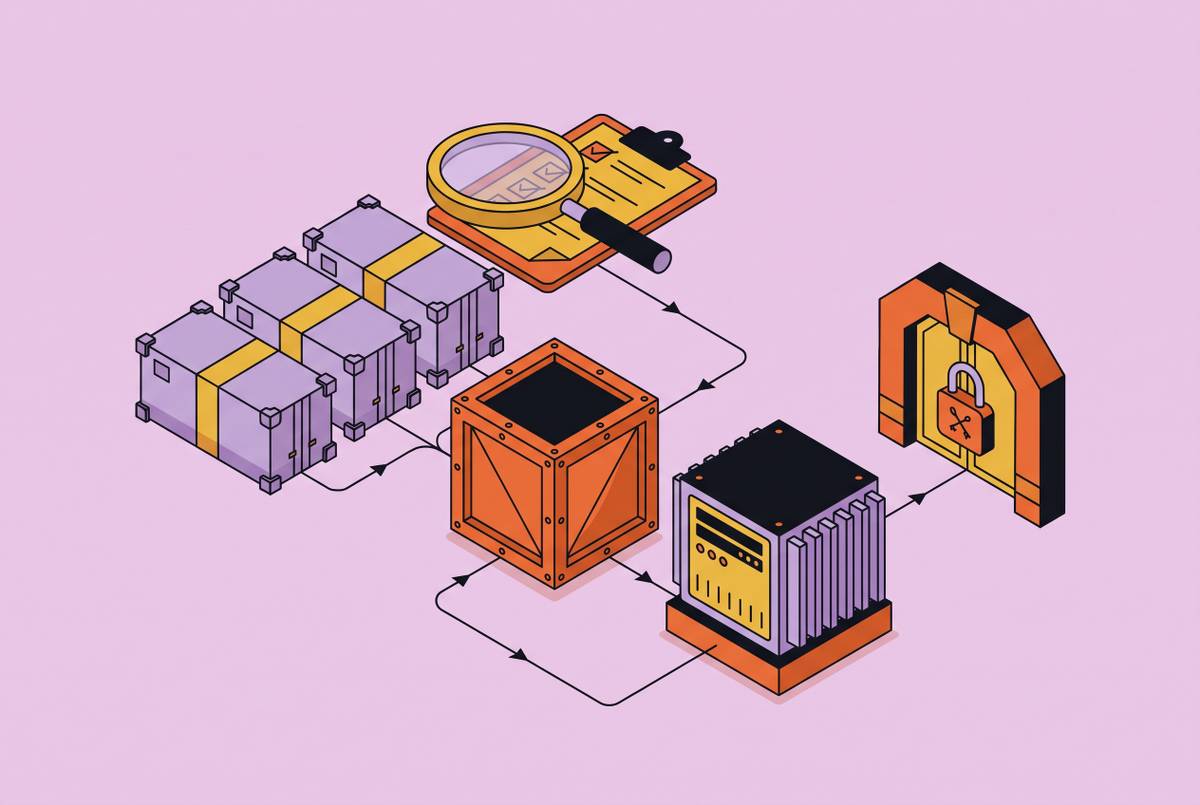 Cover illustration for “Supply Chain Audit Requirements for Hermetic Builds in FedRAMP and SOC 2 Contexts”
