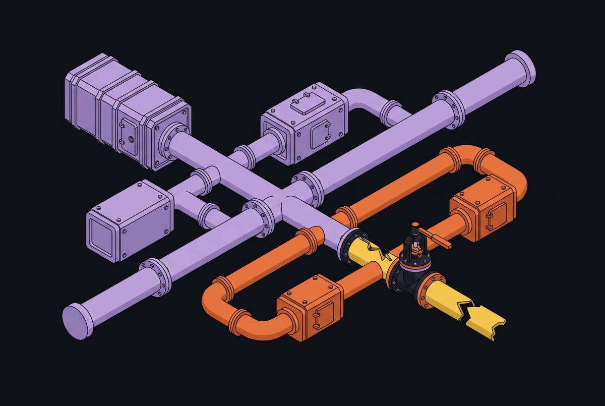 Cover illustration for “Import From Derivation Risks in Hermetic Pipelines”
