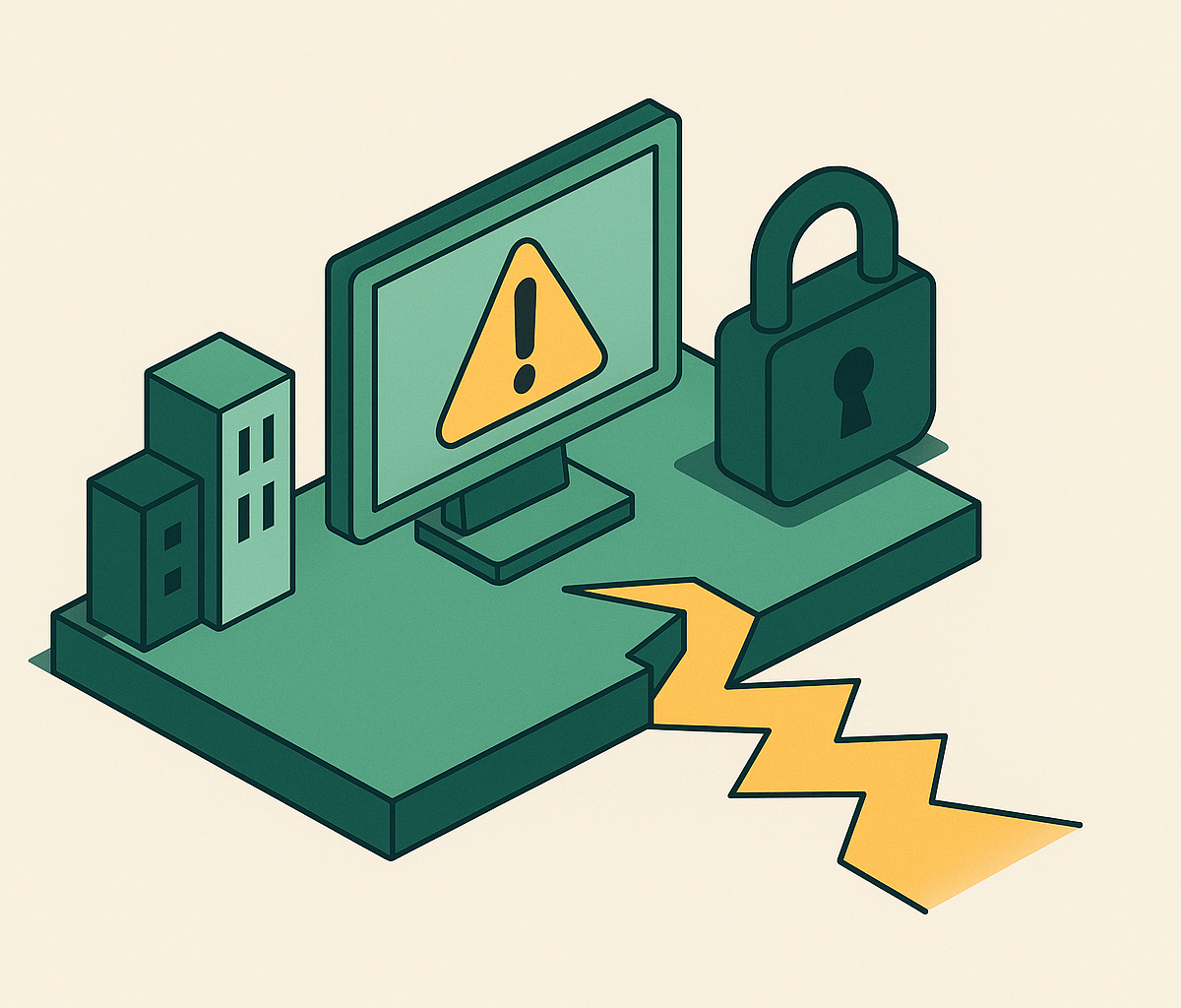 Cover illustration for “Environment Drift as a Security Vulnerability”