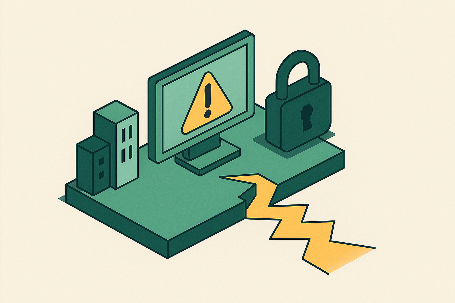 Cover illustration for “Environment Drift as a Security Vulnerability”