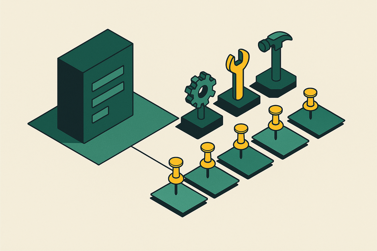 Cover illustration for “Pinning Toolchain Versions Across a Monorepo”