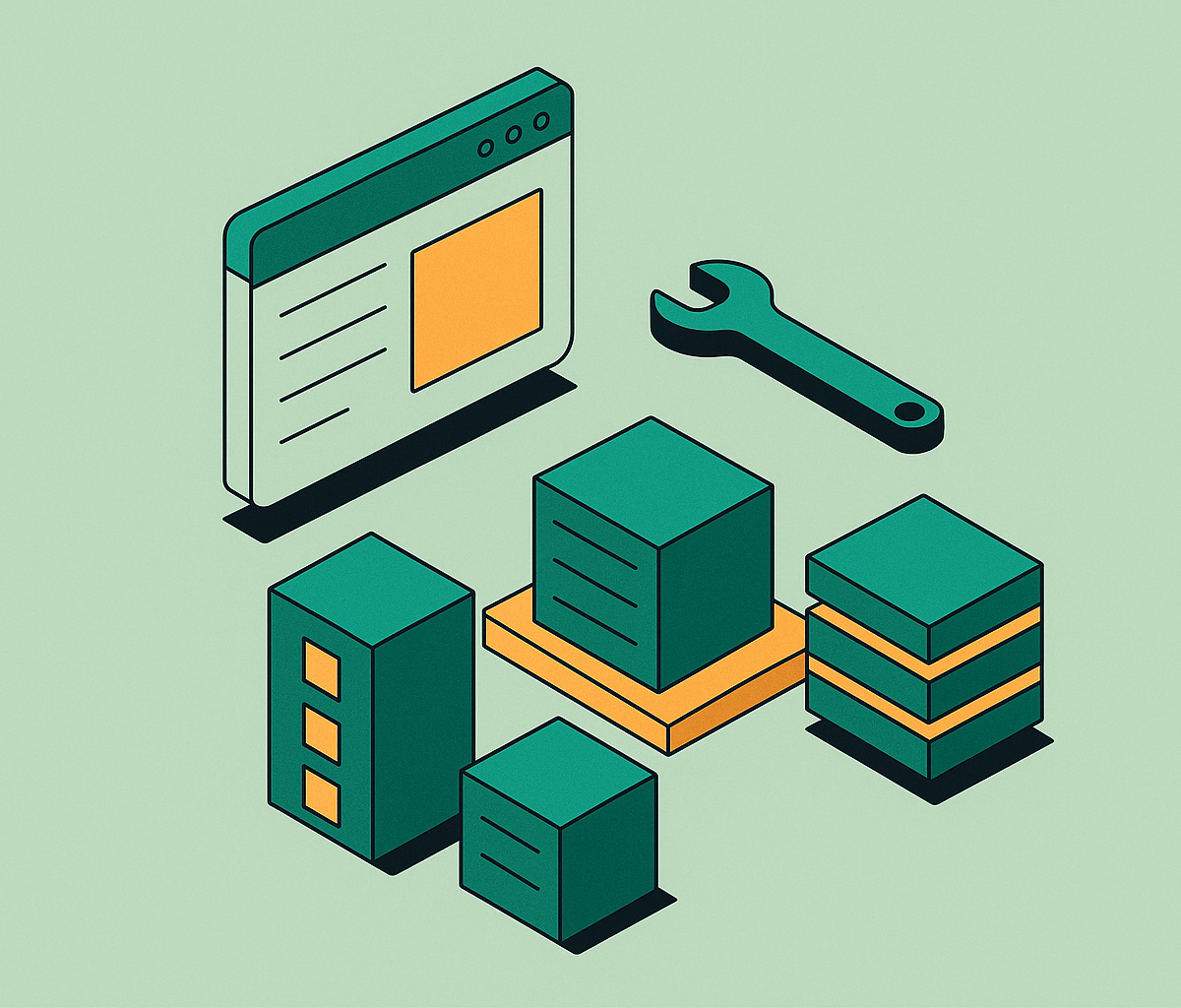 Cover illustration for “Multi-Architecture Toolchain Management for Platform Teams”