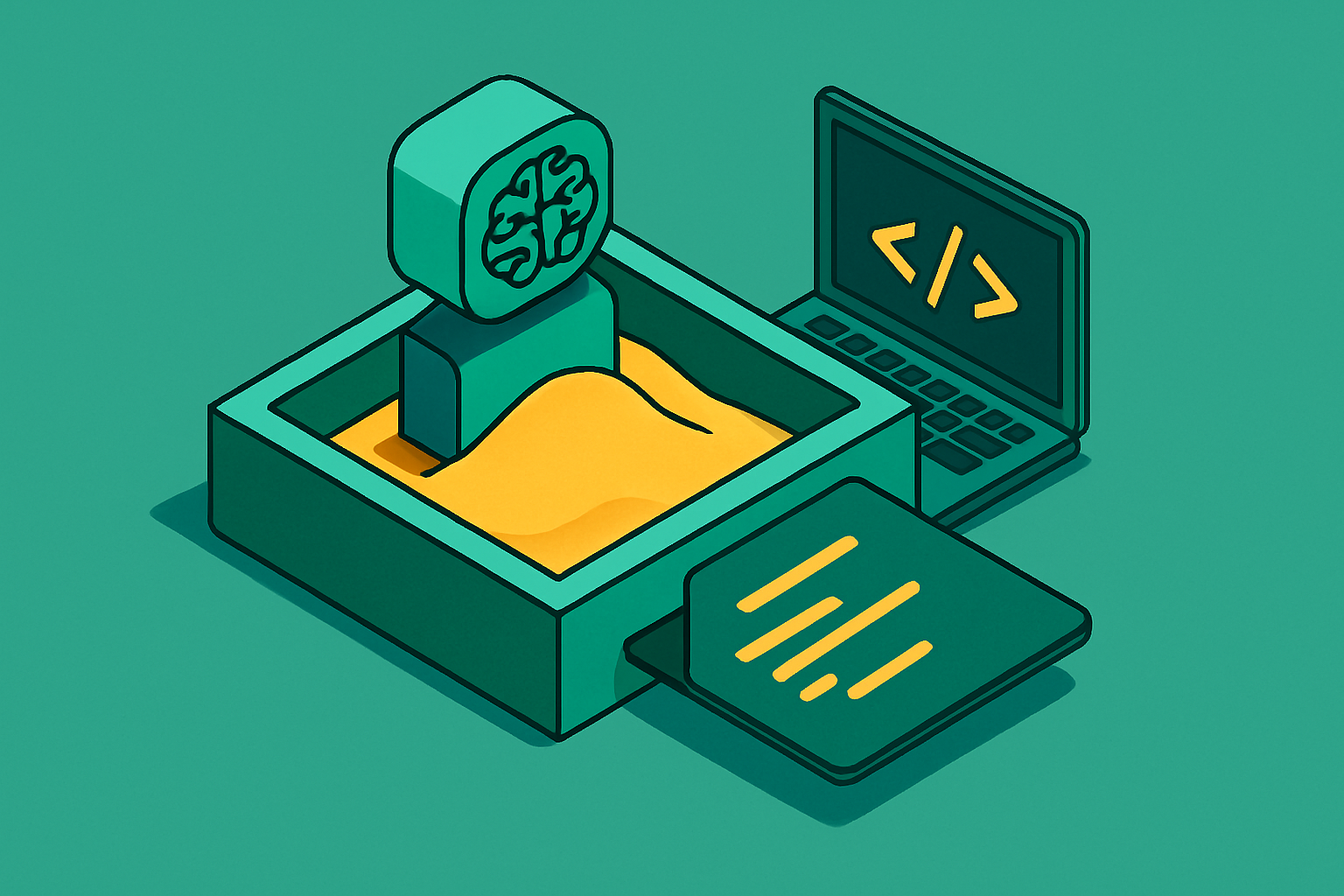 Cover illustration for “Sandboxing AI Agents That Execute Code Locally”