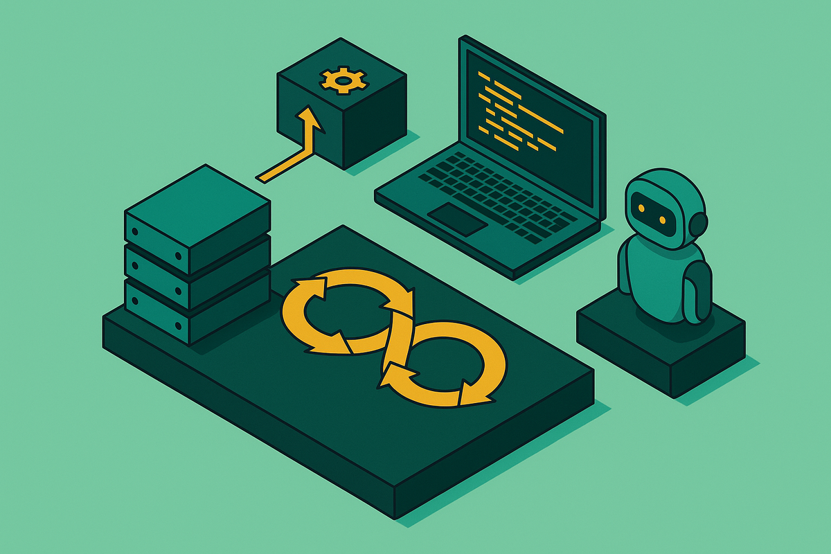 Cover illustration for “CI/CD Pipeline Design for AI Agent Task Execution”