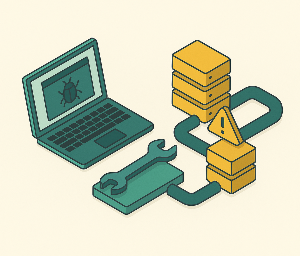 Cover illustration for “Eliminating Works-on-My-Machine Failures in CI Pipelines”
