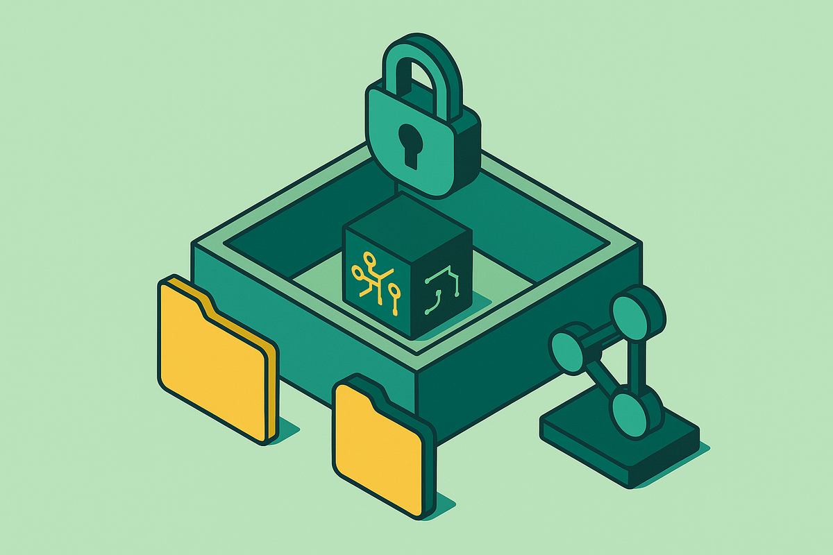 Cover illustration for “Sandboxing AI Agents to Prevent Filesystem and Network Abuse”